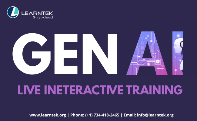 GENERATIVE AI Starting from Saturday, Oct 4